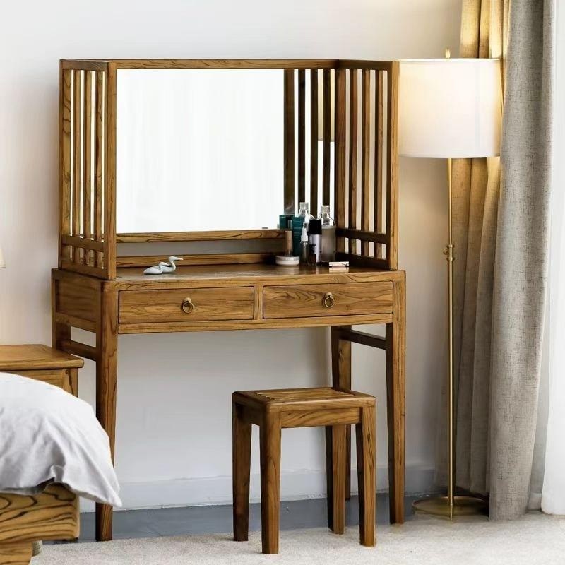 셀프 렌탈 스튜디오 인테리어 가구 책상 의자 세트 친환경 원목 화장대