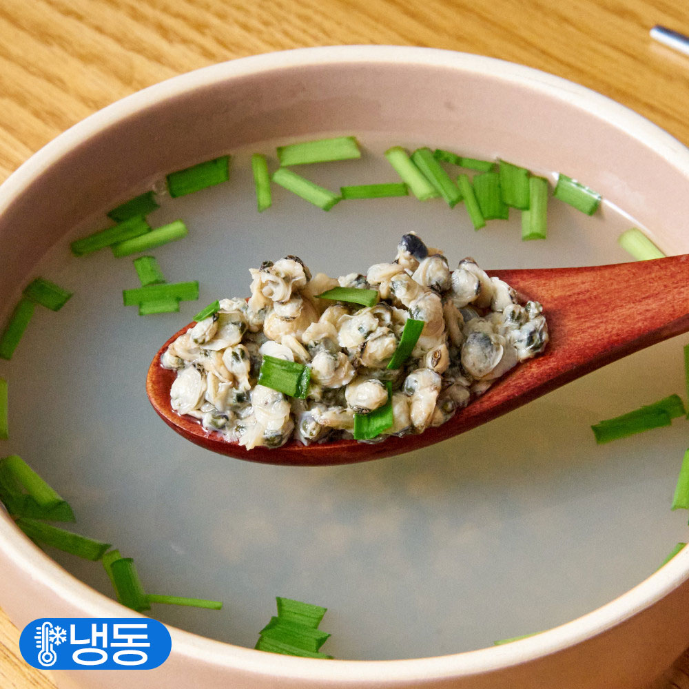 7+1 국내산 하동 섬진강재첩국 해장국 몸보신 재첩국, 500g, 1개