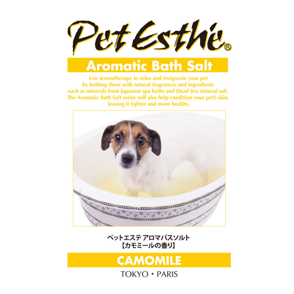 펫에스테 강아지 스파 입욕제 카모마일 15g 각질제거 보습 목욕