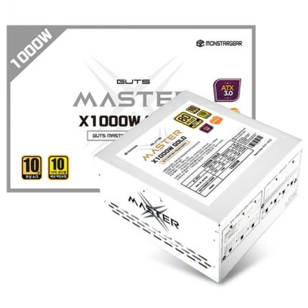 몬스타 가츠 MASTERX X1000W 80PLUS골드 화이트 / MPS