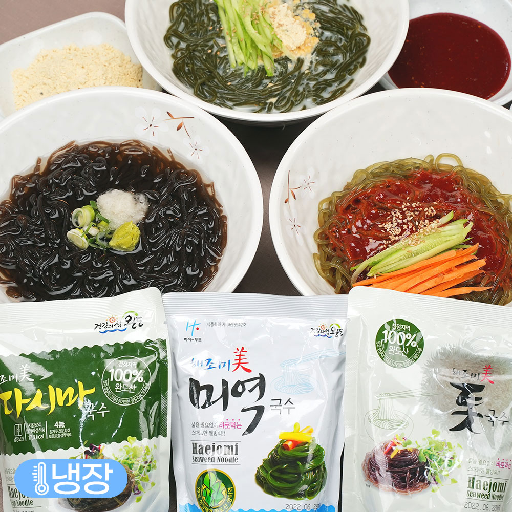 5+5 바로먹는 16칼로리 식단관리 미역국수(총10팩) - 상품 이미지