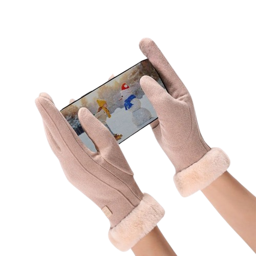 여성 겨울장갑 스마트폰터치 기모 털장갑 방한 기모