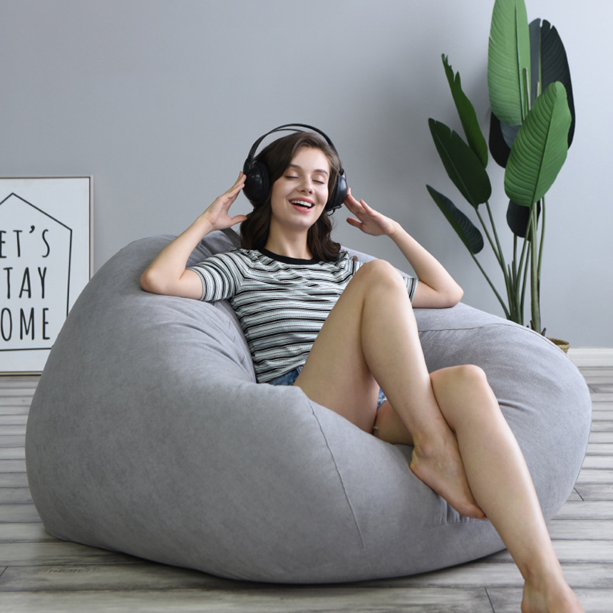 키스 라운지 편한 1인용 빈백 쿠션 소파 L