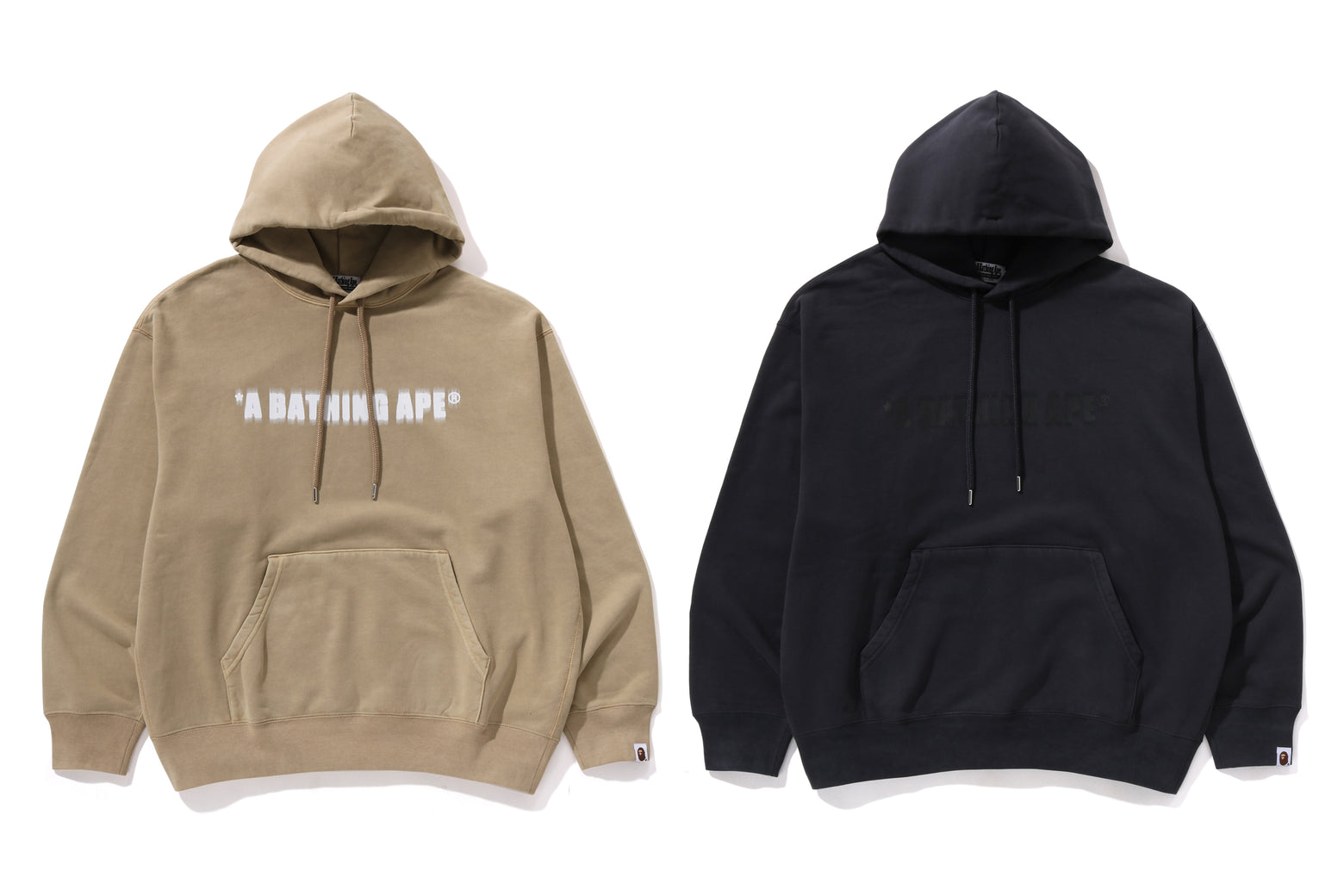 베이프 후드티 GARMENT DYE BATHING APE LOGO RELAXED FIT PULLOVER HOODIE 1K80-114-310 - 상세 이미지 5