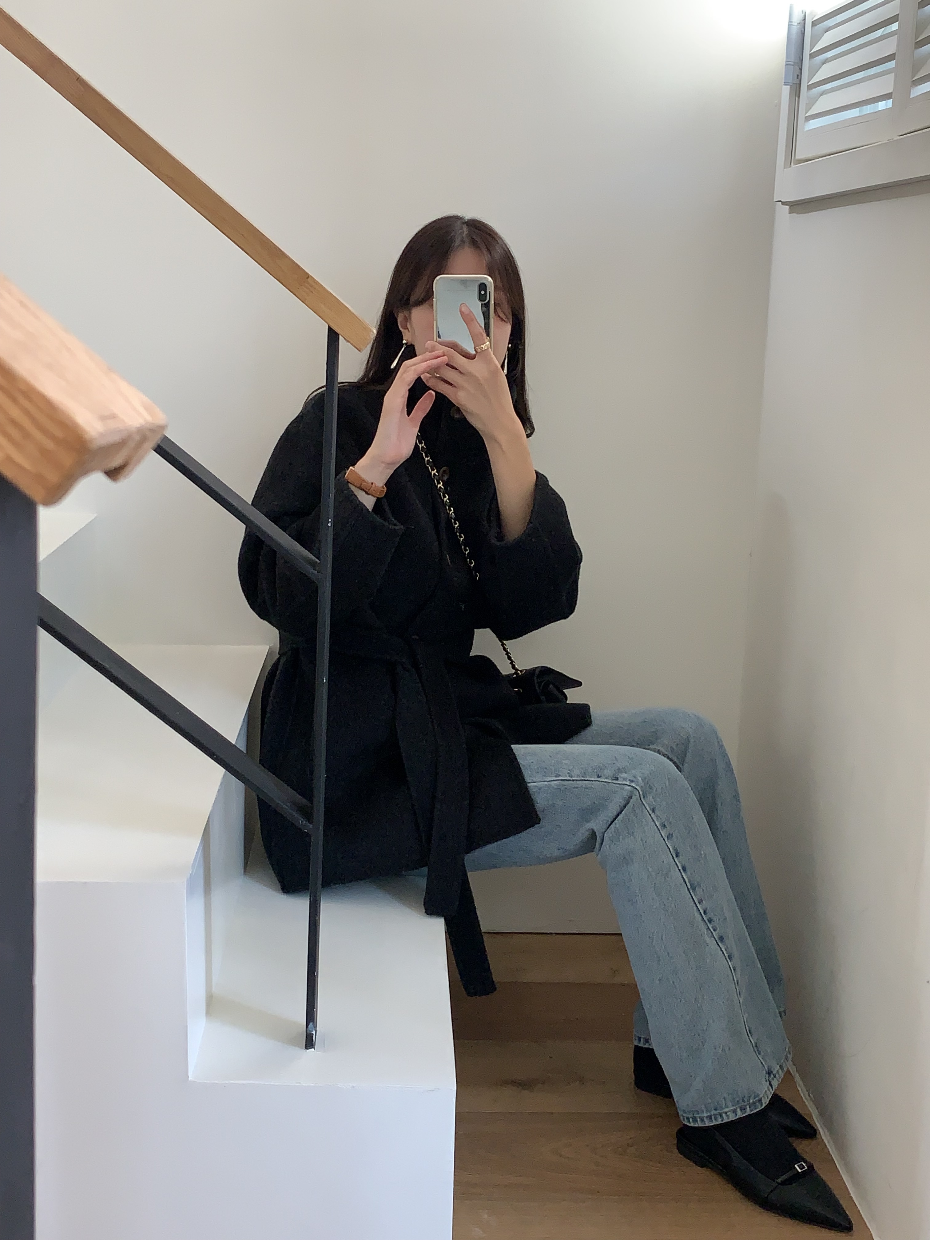 [겨울⛄️] 레닉스 하이넥 하프 핸드메이드 벨트 코트 / 코트,울코트,연말룩,겨울코트,롱코트,하객룩,겨울아우터,시즌오프쿠폰적용상품,시즌오프클리어런스,하프코트,크리스마스 상세 이미지 36