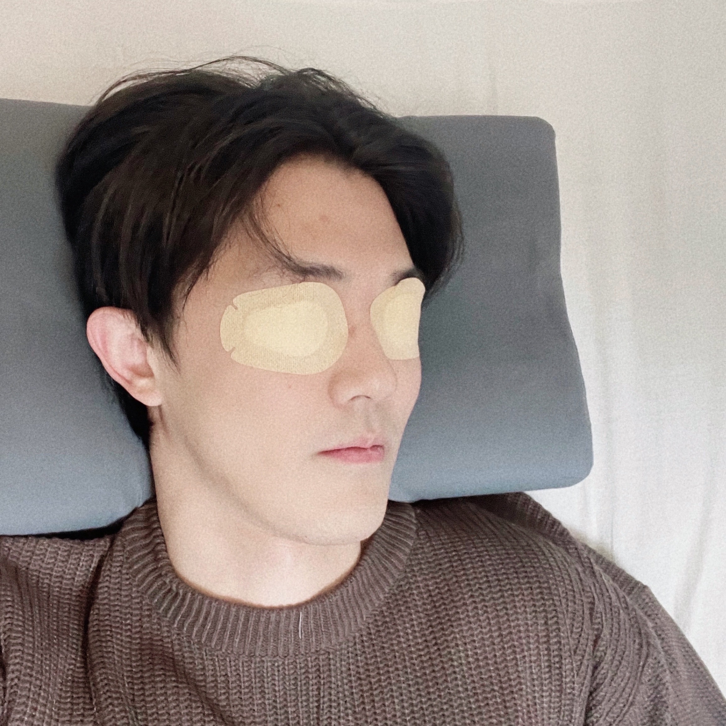 코지밤 눈 보호 패드 안구건조 수면 붙이는 한쪽 눈 안대 가리개 30매 - 상세 이미지 2