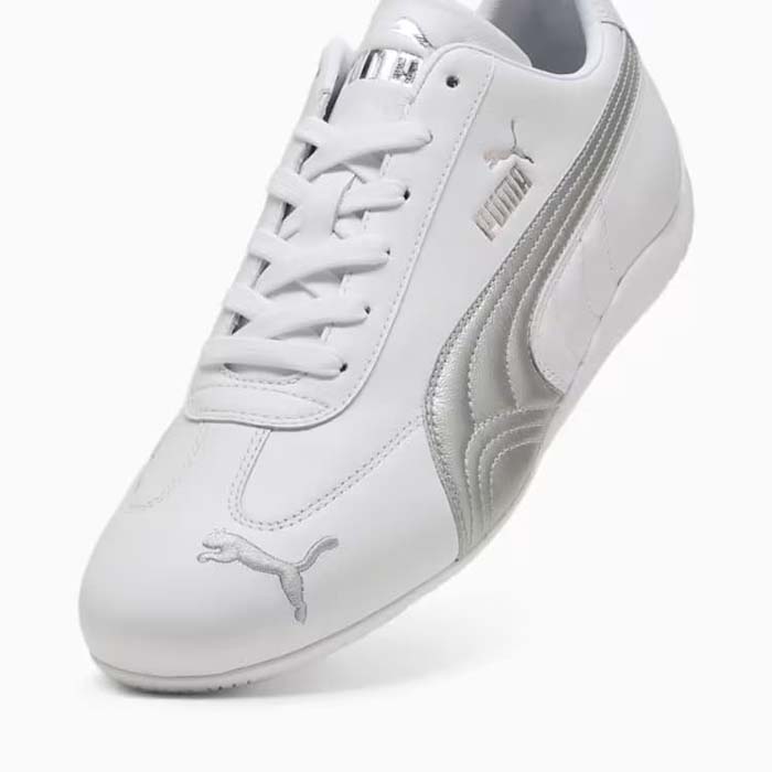 푸마 PUMA 스피드캣 레더 스니커즈 운동화 401603-03 화이트 실버 - 상세 이미지 5