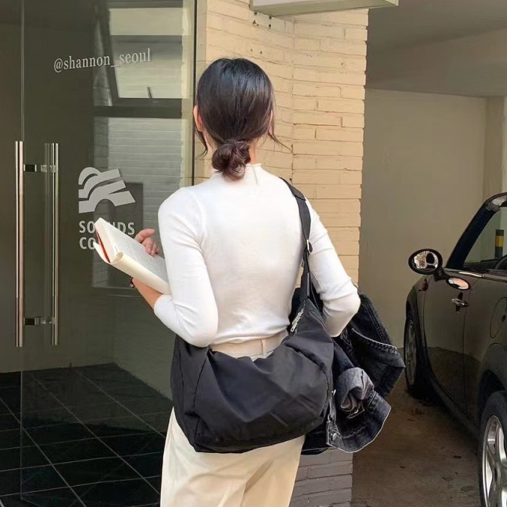루스 패브릭 호보 숄더 보부상가방 : 마마소리