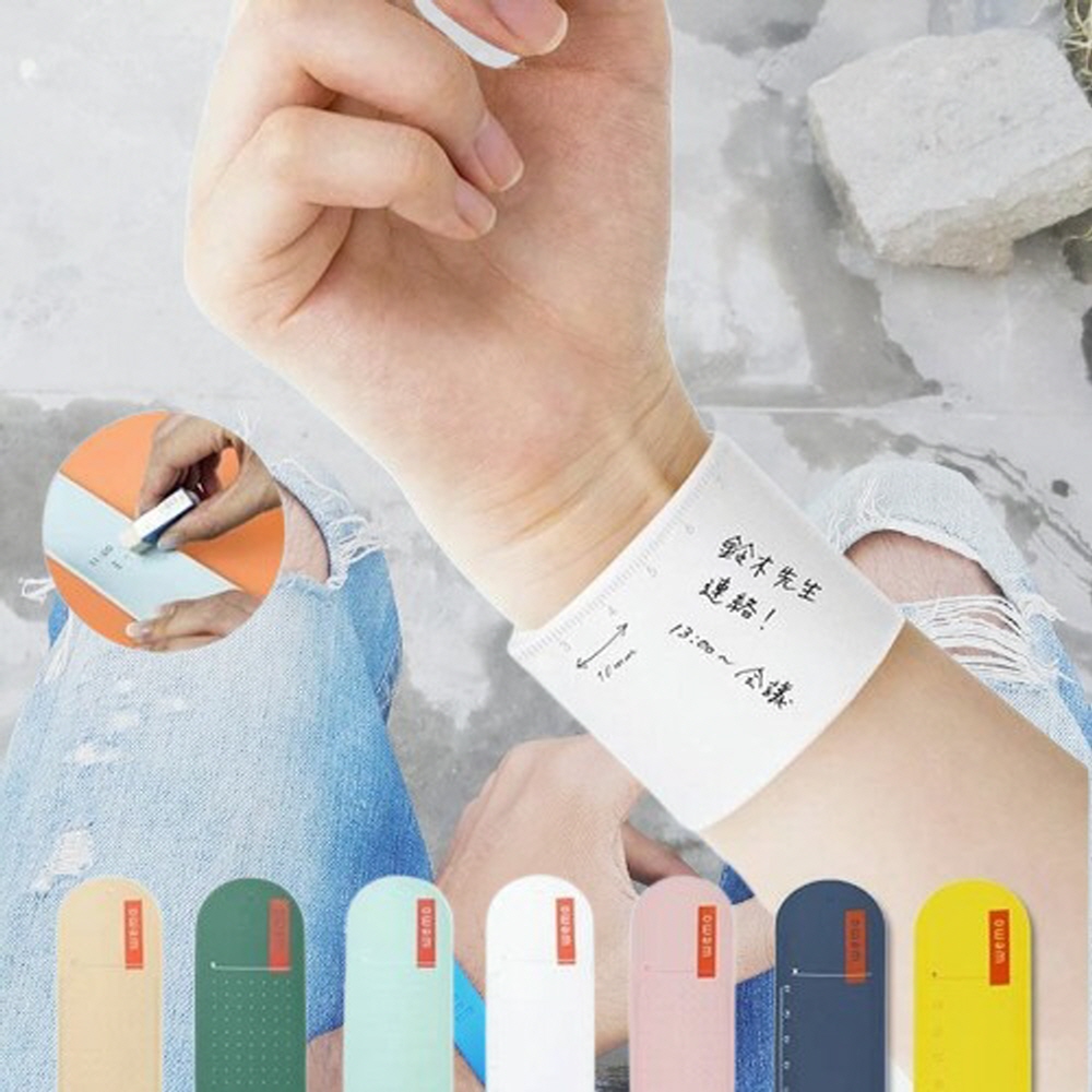 일본 간호사 메모 팔찌 팔목 손목 메모지 밴드 - 상품 이미지