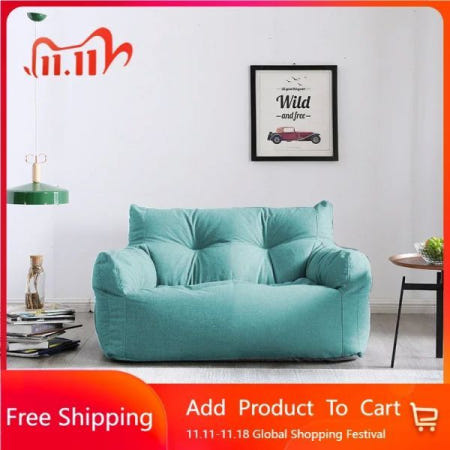 [해외]심플한 다다미 소형 소파 게임용 느긋한 아파트 빈백 일본 북유럽 Muebles Para Salas Modernos 가정용 가구