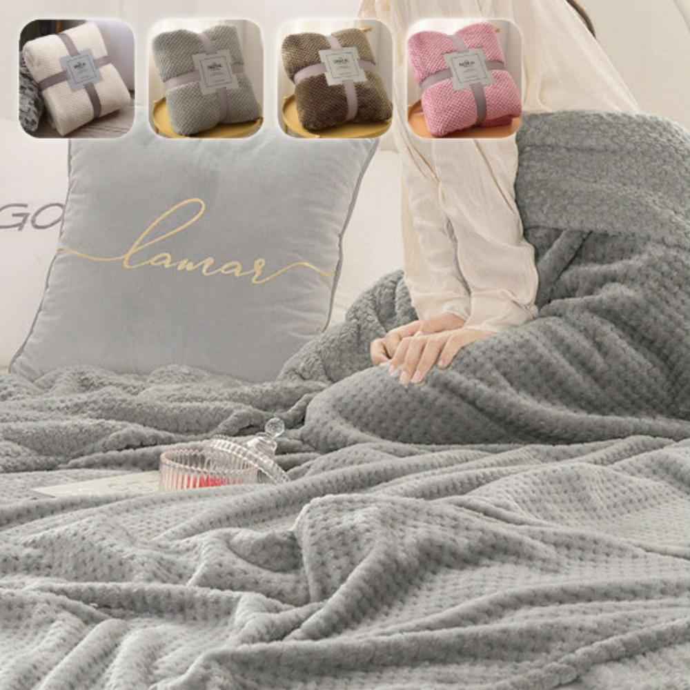 밍크 와플 극세사 이불 겨울 극세사 벨벳 이불 싱글