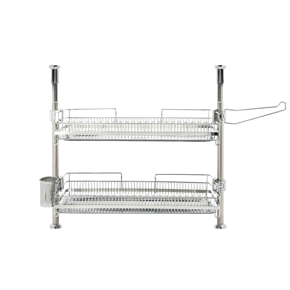 아이넥스 시그너스 스텐304 기둥식 2단 무타공 식기건조대(SE600A)