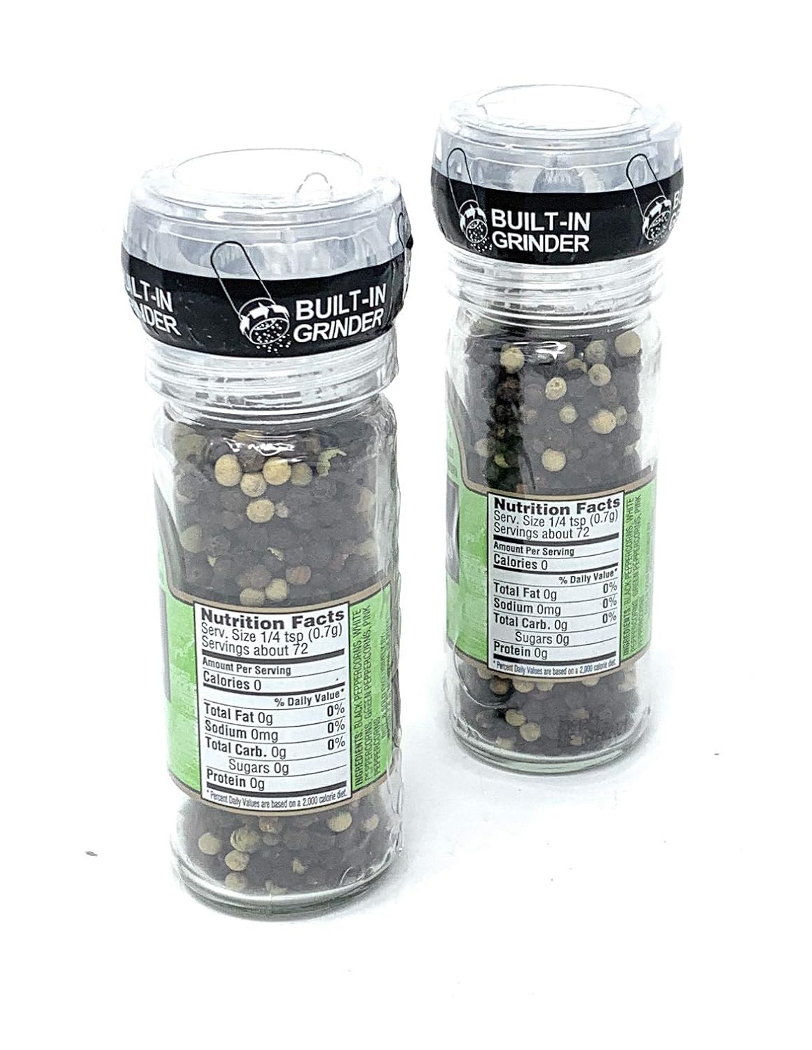 트레이더조 레인보우 그라인더 통후추 1.8oz(50g) 4팩 - 상세 이미지 2