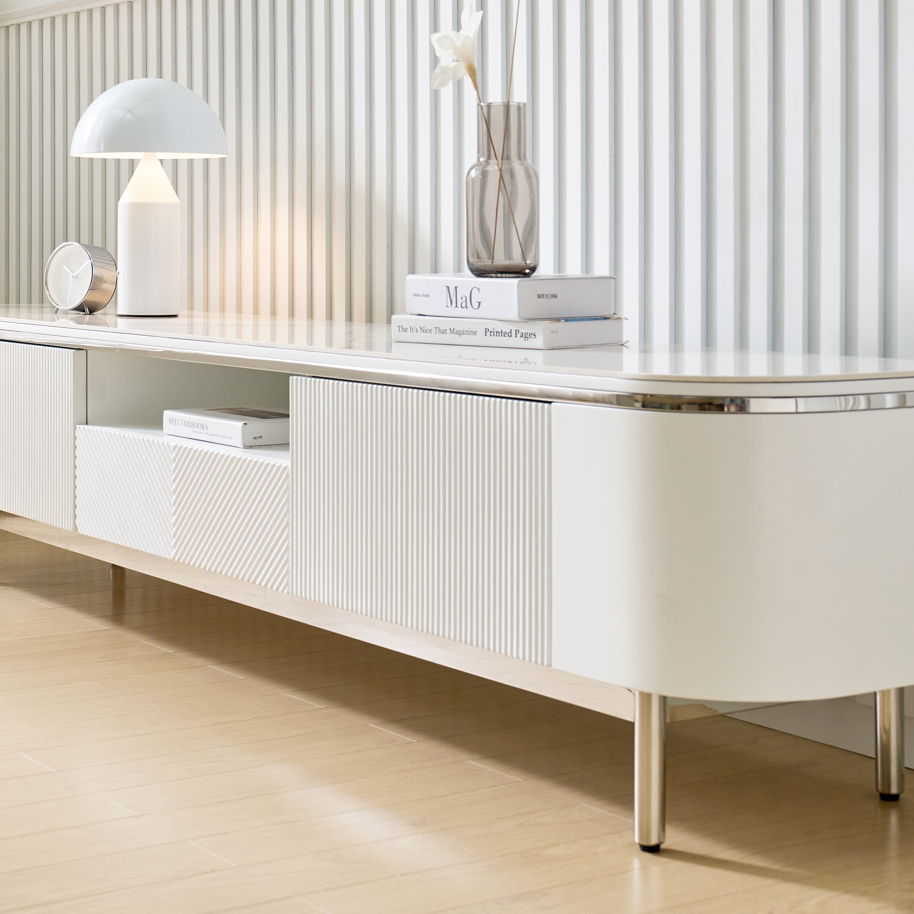 블레어 천연 통세라믹 거실장 대리석 TV 티비 다이