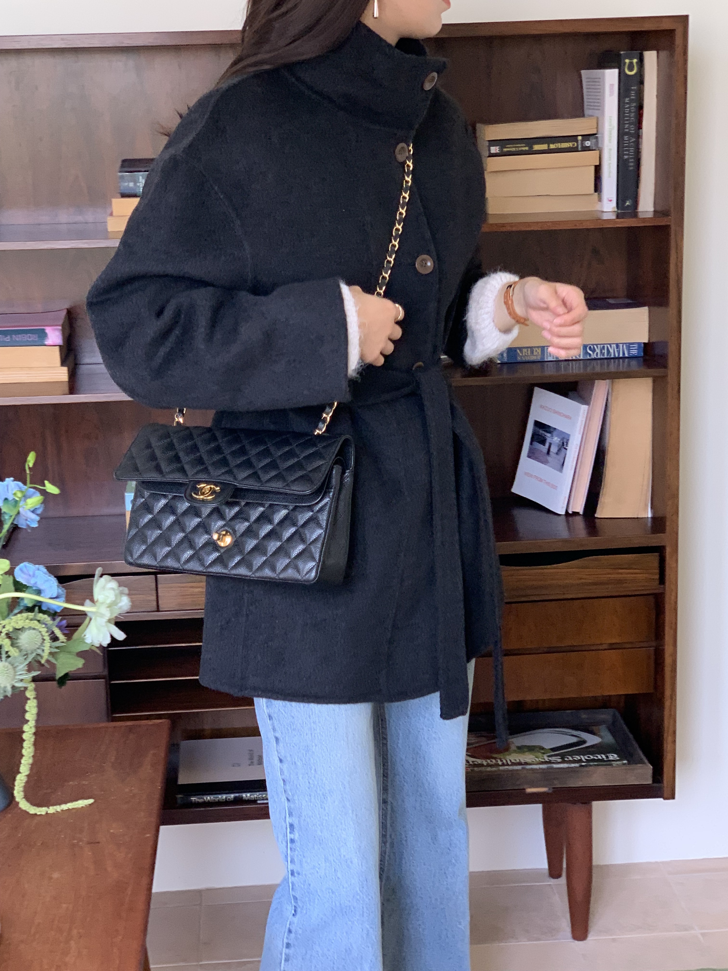 [겨울⛄️] 레닉스 하이넥 하프 핸드메이드 벨트 코트 / 코트,울코트,연말룩,겨울코트,롱코트,하객룩,겨울아우터,시즌오프쿠폰적용상품,시즌오프클리어런스,하프코트,크리스마스 상세 이미지 19