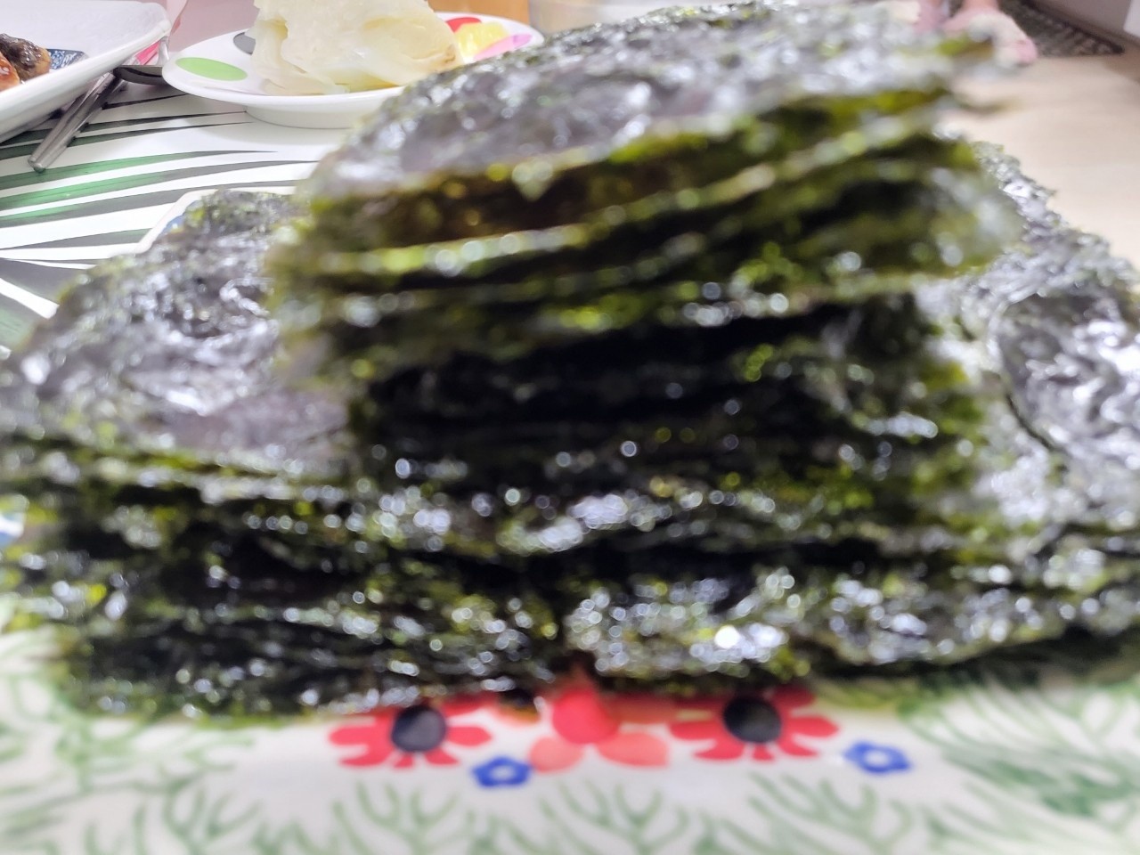 밥상에 없으면 허전한 맛있는 맥반석 수제 파래김 5봉+5봉 고소한 맛의 건강 반찬 이미지 8