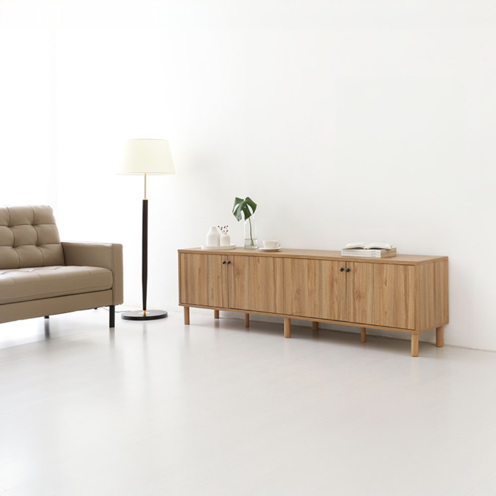 폴라보 TV거실장 도어형 TBM54190T 1900x415x540mm, 캄포어베니어 0735.7740