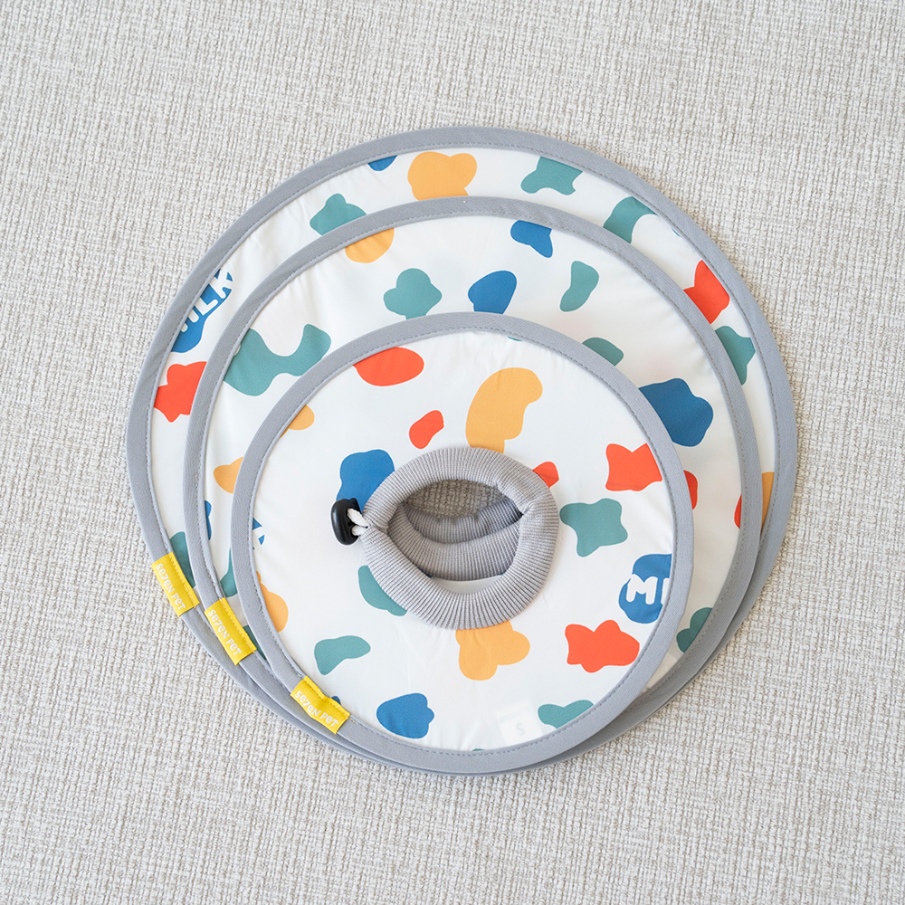 세븐펫 강아지 고양이 초경량 에어 넥카라 미용 깔대기 중성화 목보호대