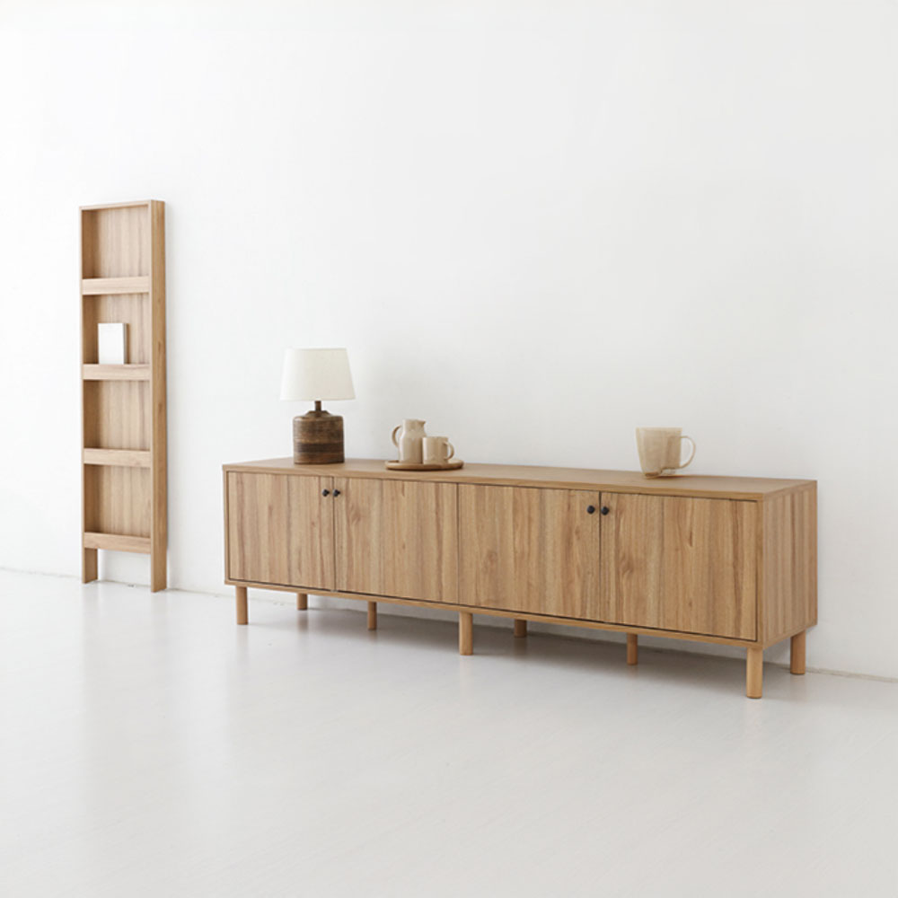 폴라보 TV거실장 도어형 TBM54190T 1900x415x540mm, 캄포어베니어 0735.7740