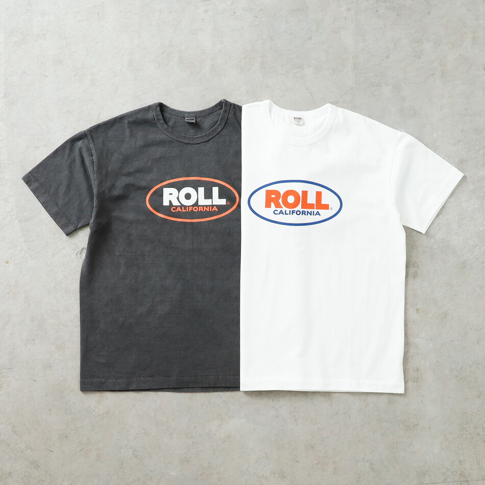 반스 아웃피터스 ROLL 프린트 헤비웨이트 반팔 티셔츠 br-24301 화이트 블랙 - 상세 이미지 2