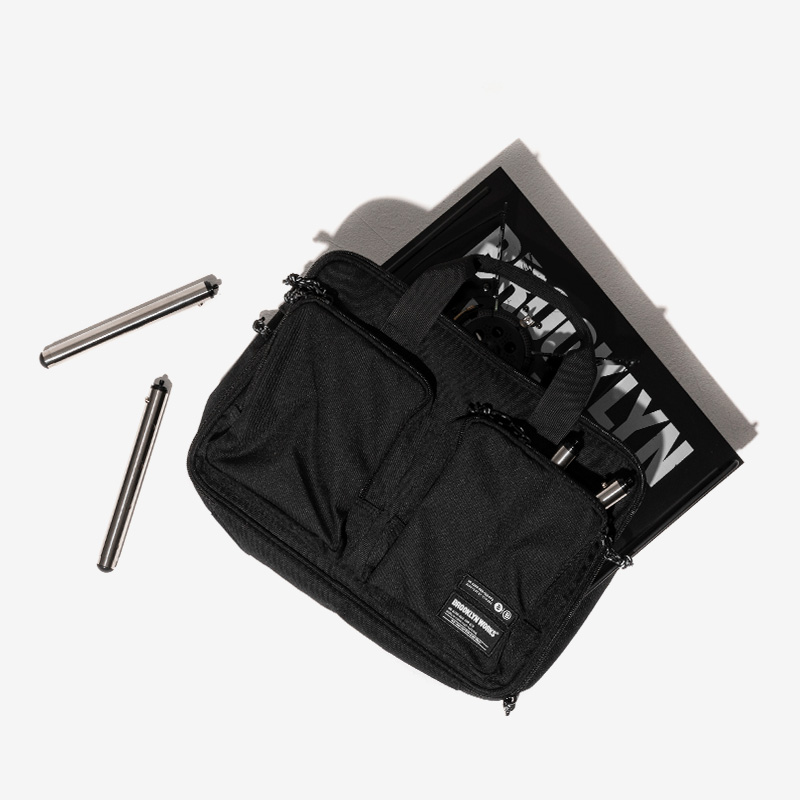 브루클린웍스 플레이트 백 캠핑 버너 수납 가방 노트북 12인치 데일리