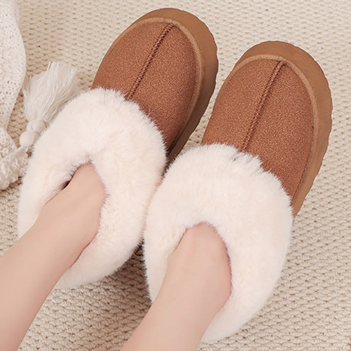 통굽 털 슬리퍼 (사무실 빅사이즈 양털)