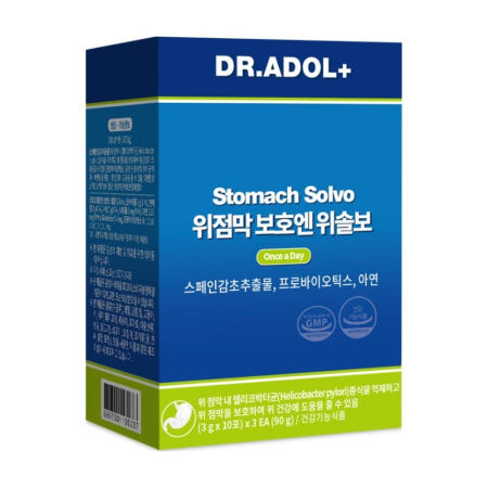닥터아돌 위솔보 위점막보호 헬리코박터균 억제 여성질 유산균 유래 위슬보 닥터아들 30포