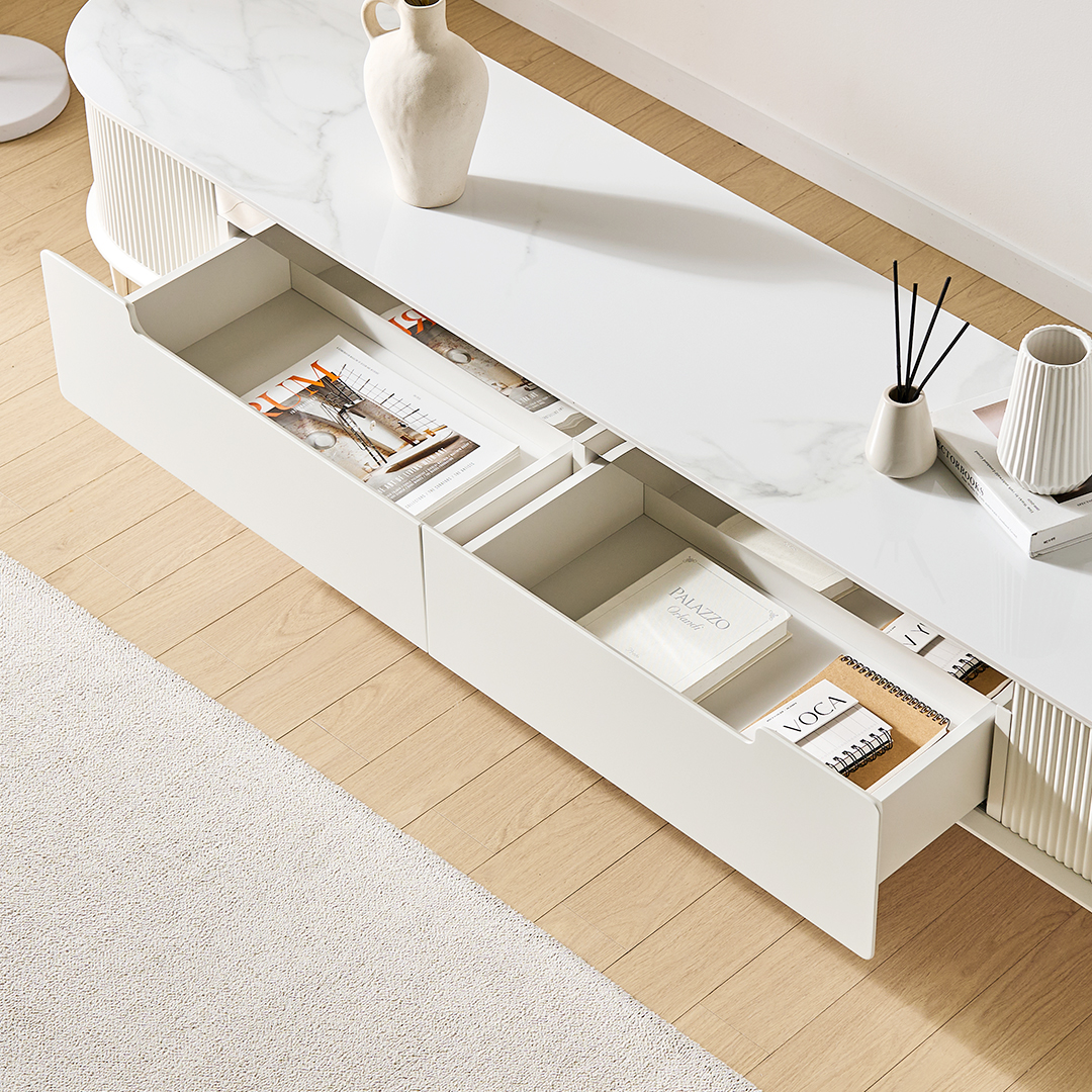 시에몬 고급 세라믹 템바보드 거실장 2000