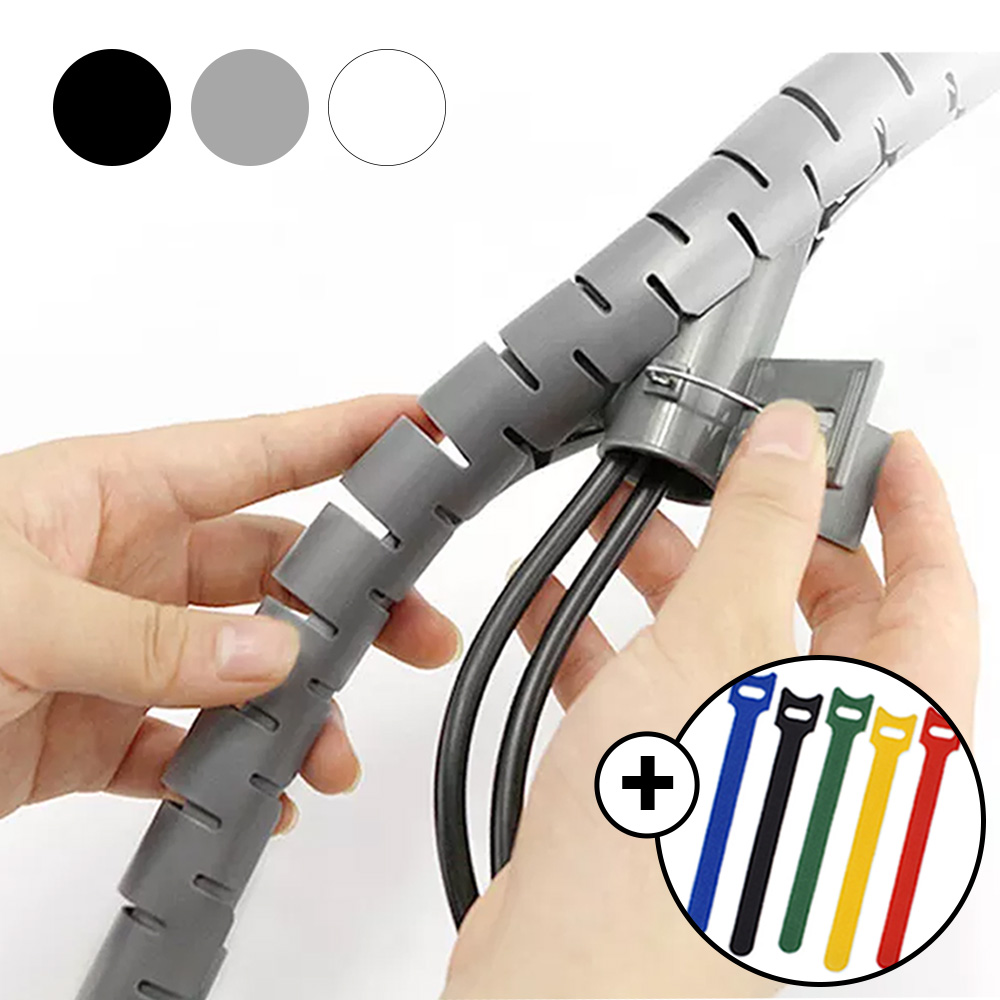 전선정리 매직 케이블 책상 컴퓨터 선정리 강아지 고양이 전기선 보호 용품 소10mmx2M