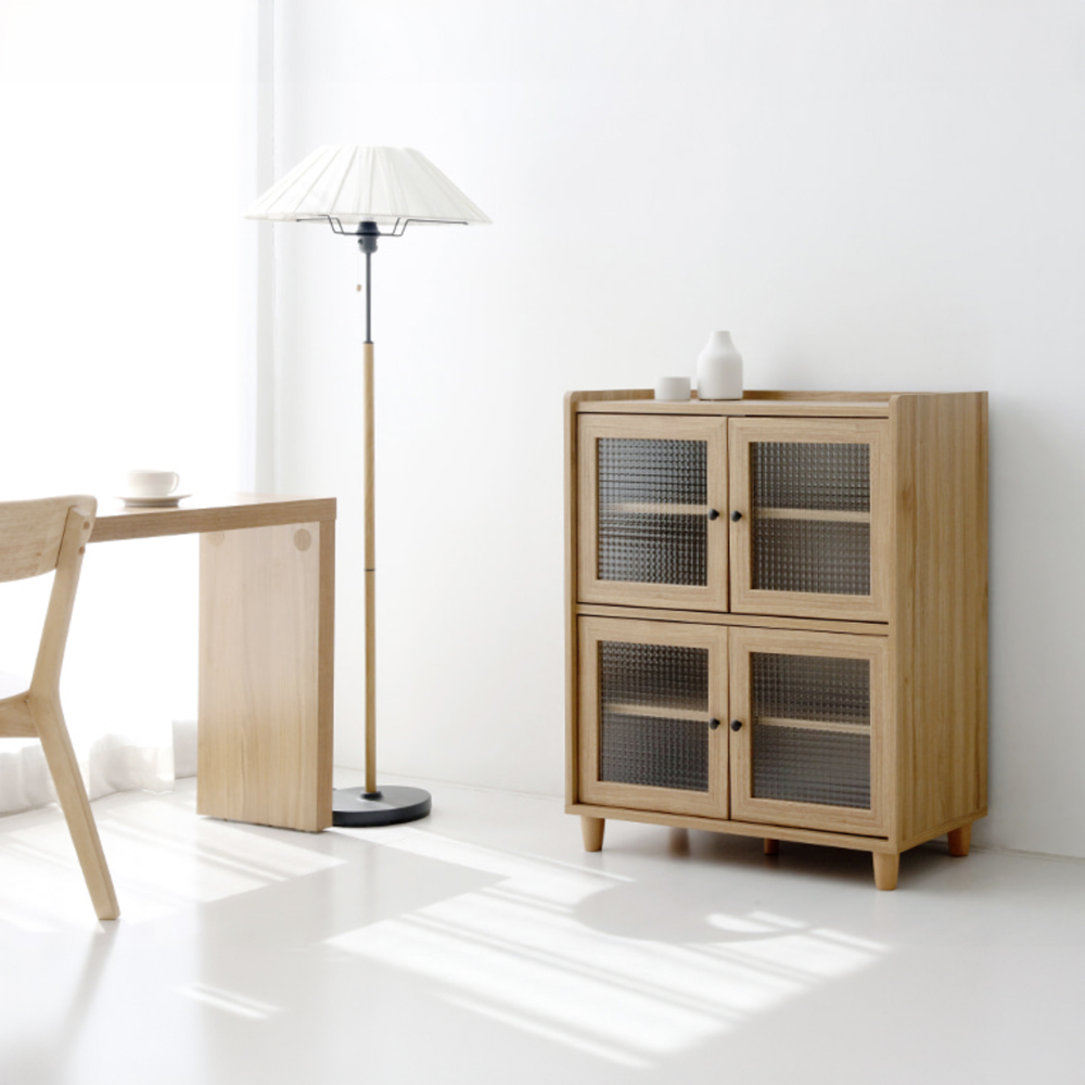 폴라보 수납장 좁은 4문 A형 810x400x970mm, 2단, 캄포어베니어 5124.0754 이미지 8