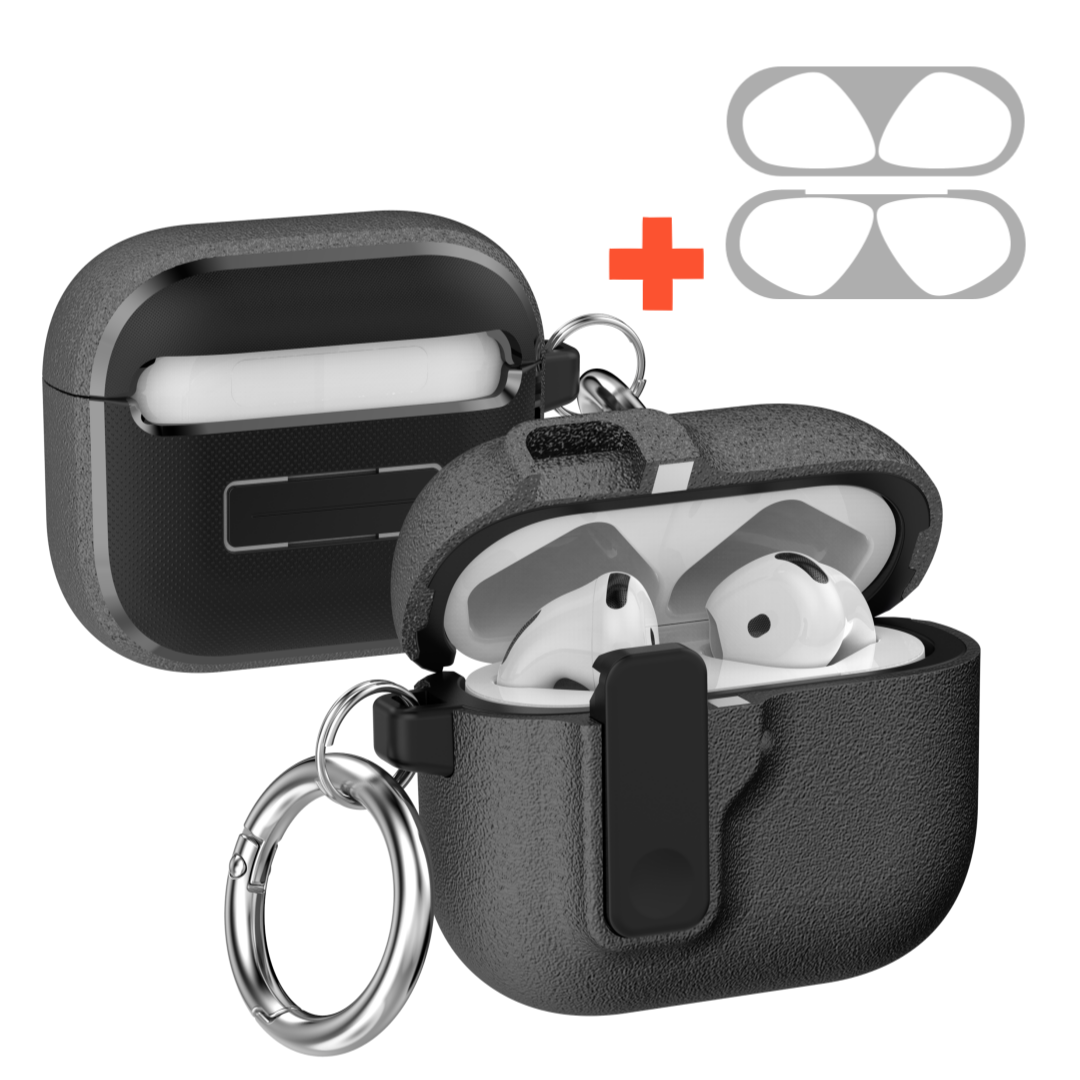 에어팟4 케이스 잠금 기능 철가루방지스티커 2매 제품 이미지
