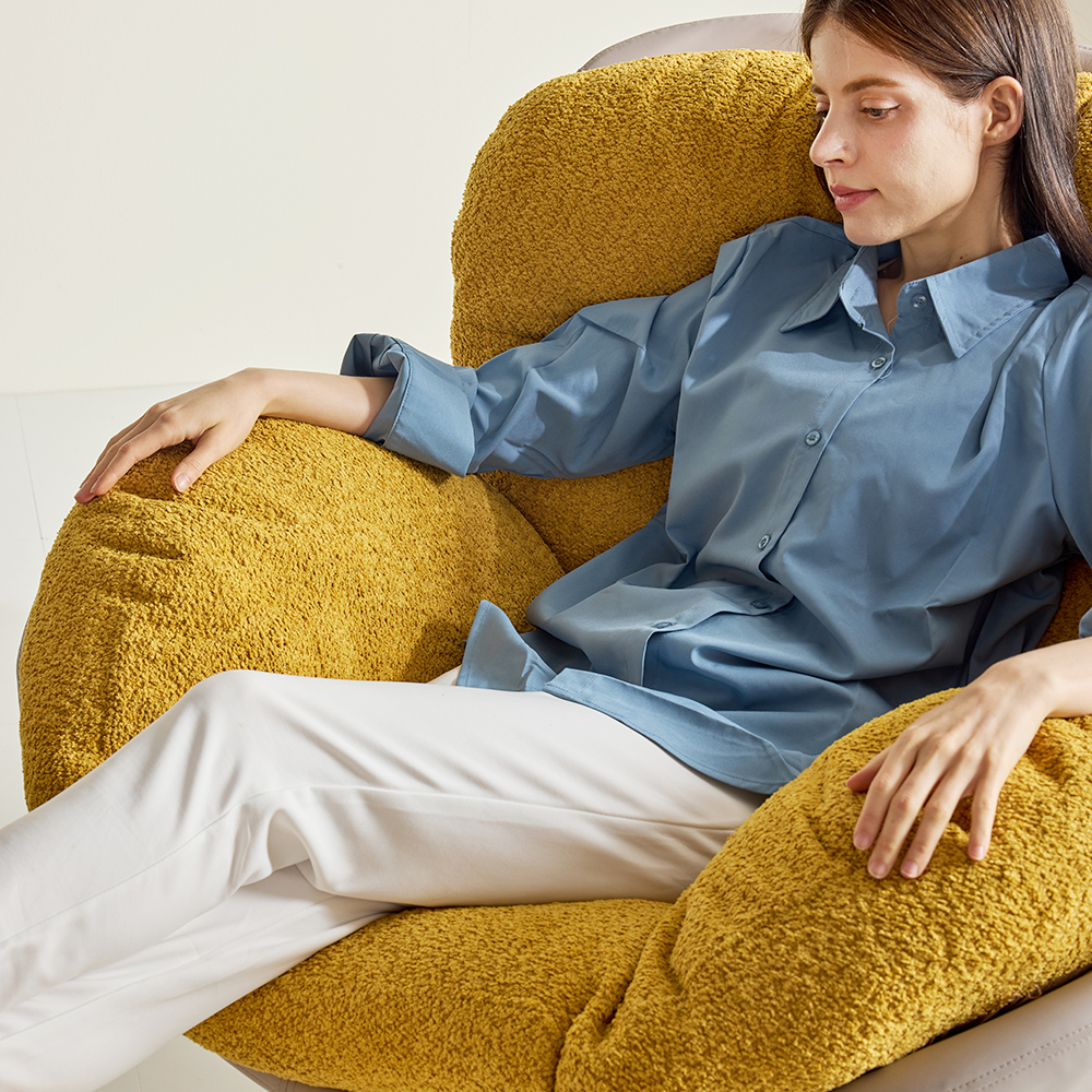 1인용 실리콘가죽 안락 수유 의자 360도 회전 쇼파 SF-001