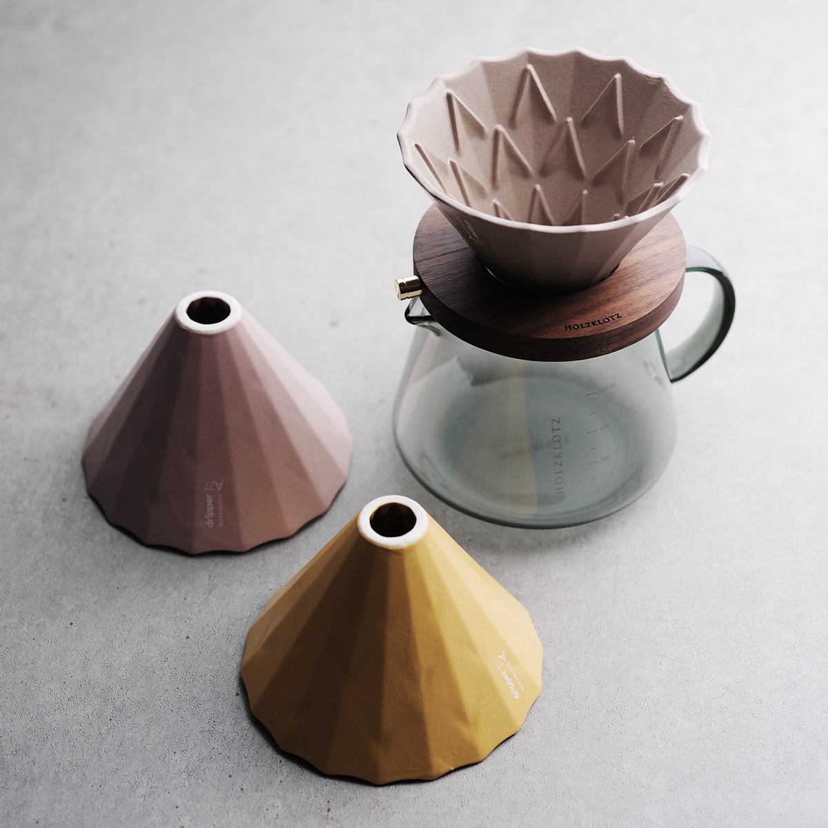 홀츠클로츠 컬러 A27커피드리퍼 핸드드립세트 도자기드리퍼 커피추출기 1~2인용