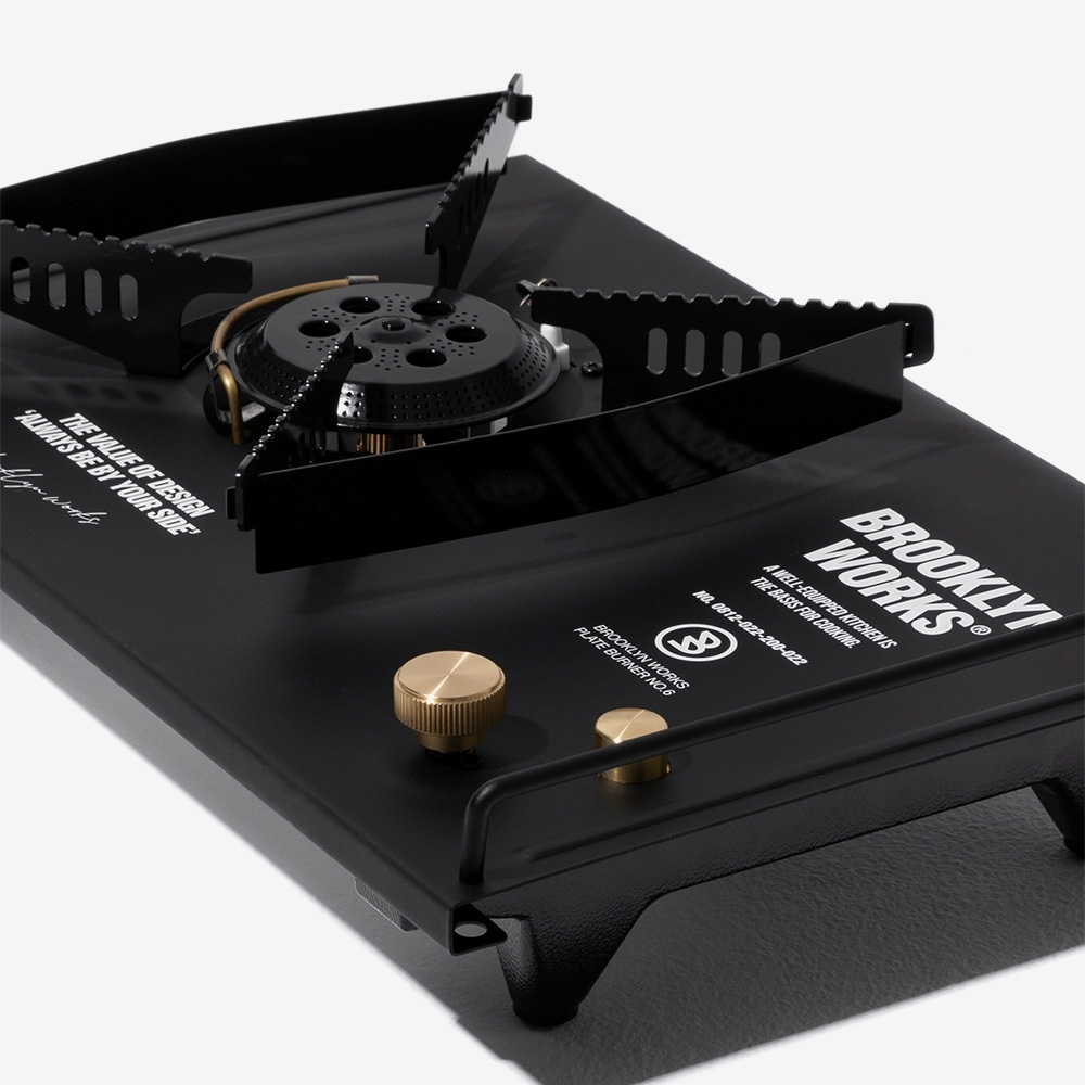 브루클린웍스 플레이트 버너 IGT 호환 캠핑 원버너 스토브 그리들 이소가스