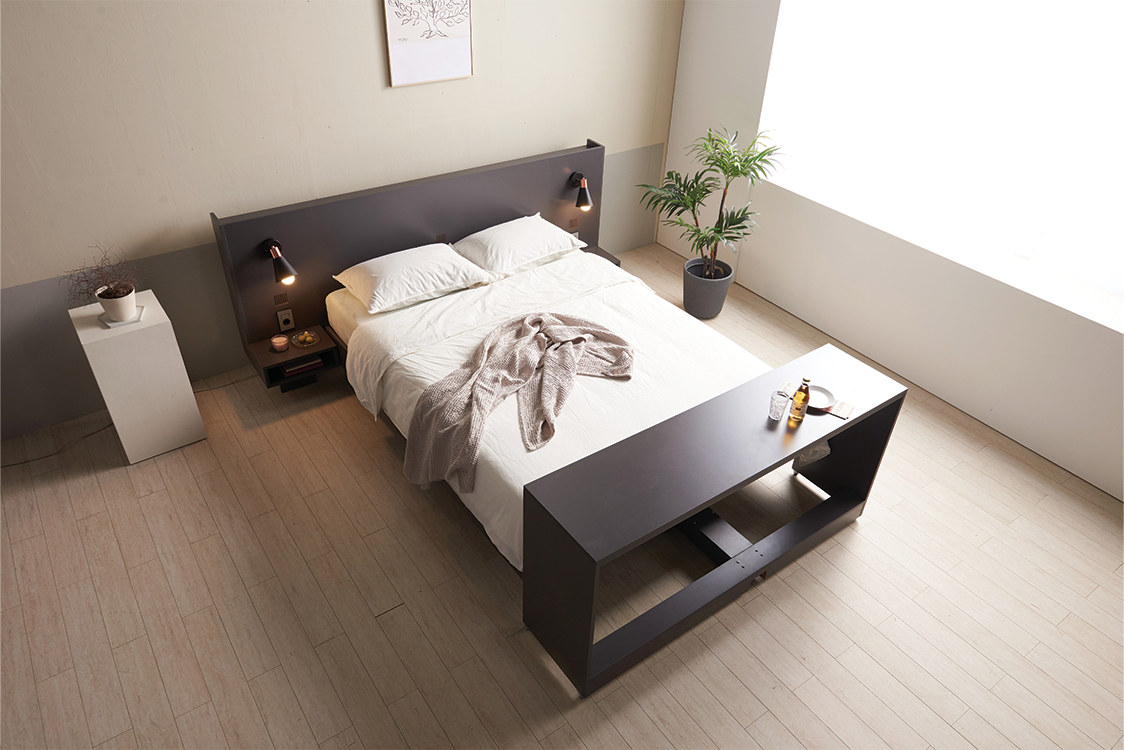 버킷츠 북슬립 스마트 모션베드 전동침대 알람침대 마베드 Ma bed Q(퀸), 그레이