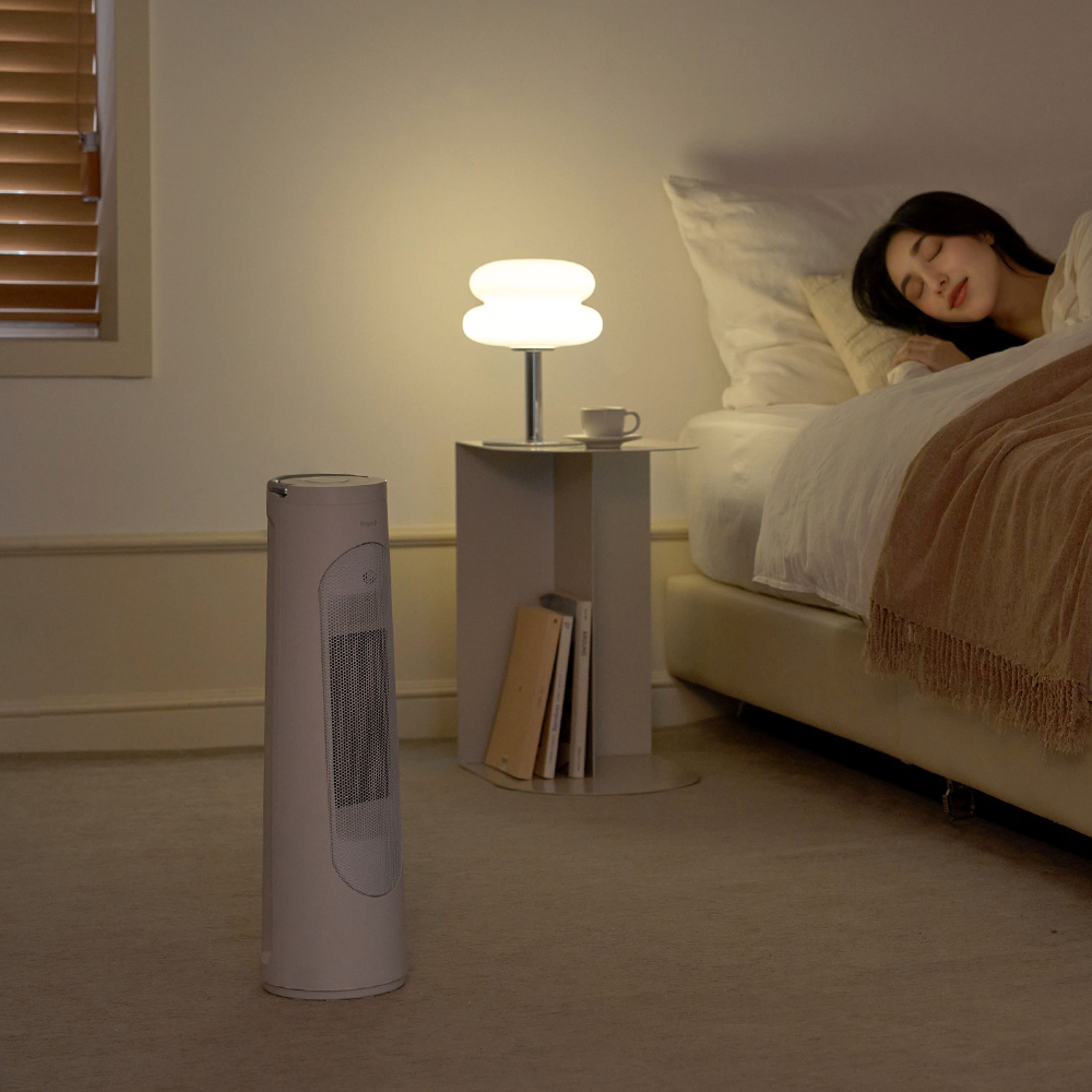 프롬비 히팅타워 회전형 온풍기 FF253H 화이트