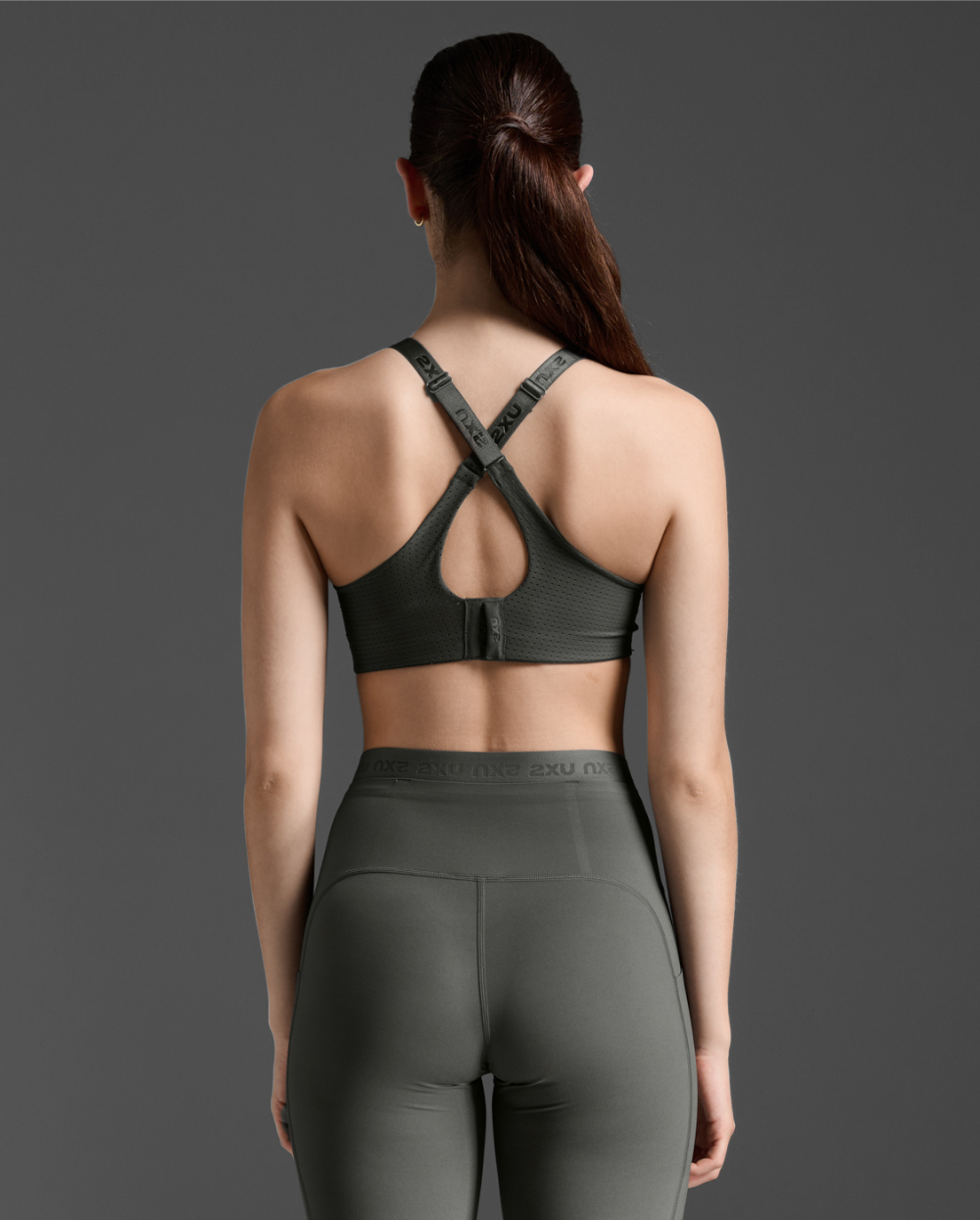 2XU 러닝 스포츠브라 스포츠브라탑 에어로 미디움 임팩트 브라탑 WR6347A_JUP_JUP 이미지 7