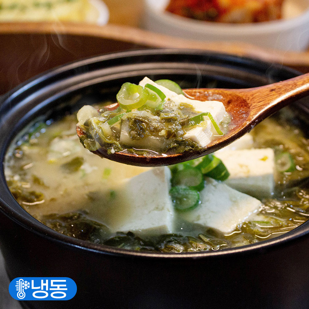 10+3 우거지 된장국(약 4인분) 보관 편하고 조리 쉬운 된장찌개 밀키트 - 상품 이미지