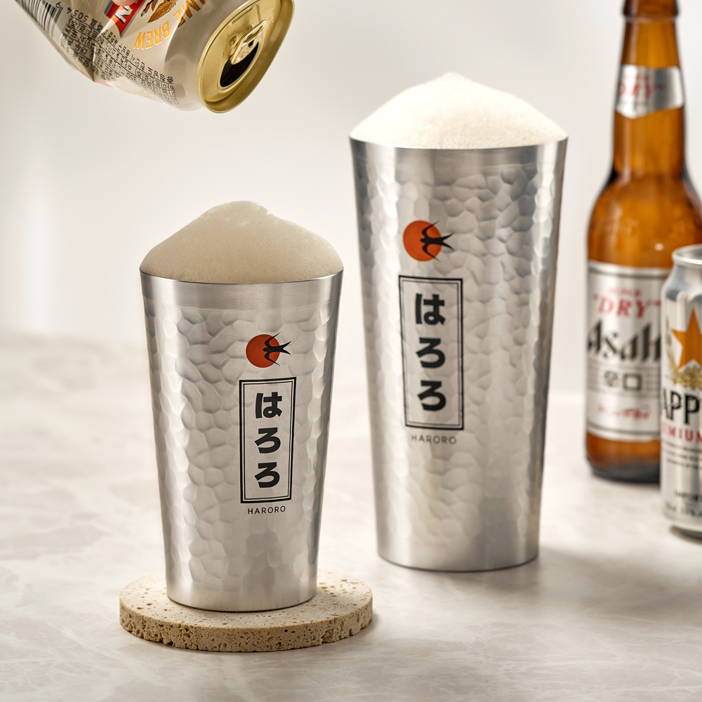 하로로 알루 사와 컵 2종 택1 450ml 하이볼 위스키 맥주 탄산 - 상세 이미지 4
