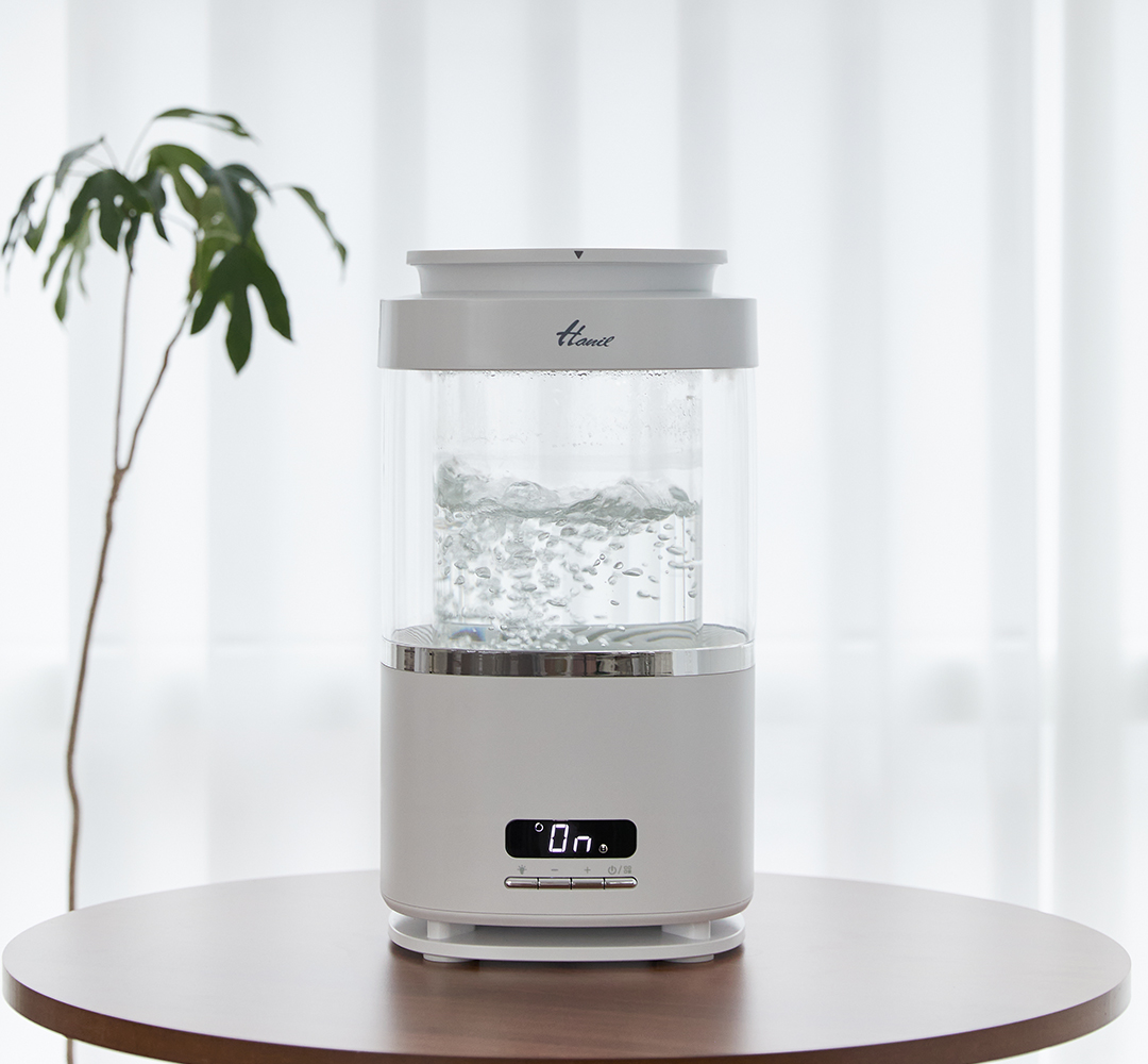 25년형 신제품 한일 2세대 물멍 원룸 안방 무드등 유리 아기 신생아 리모컨 가열식 가습기