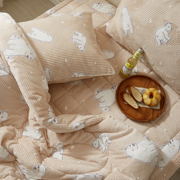 극세사 이불 세트 겨울 어린이 침구 밍크