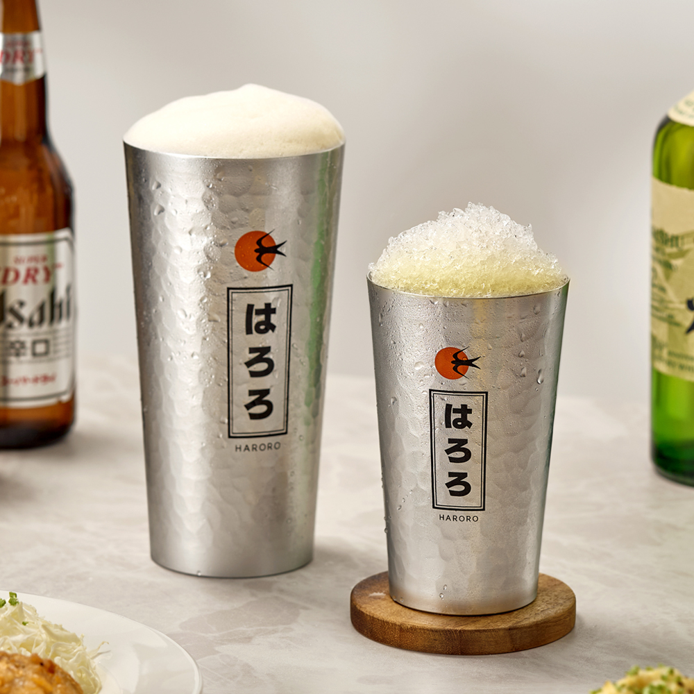 하로로 알루 사와 컵 2종 택1 450ml 하이볼 위스키 맥주 탄산 - 상세 이미지 2