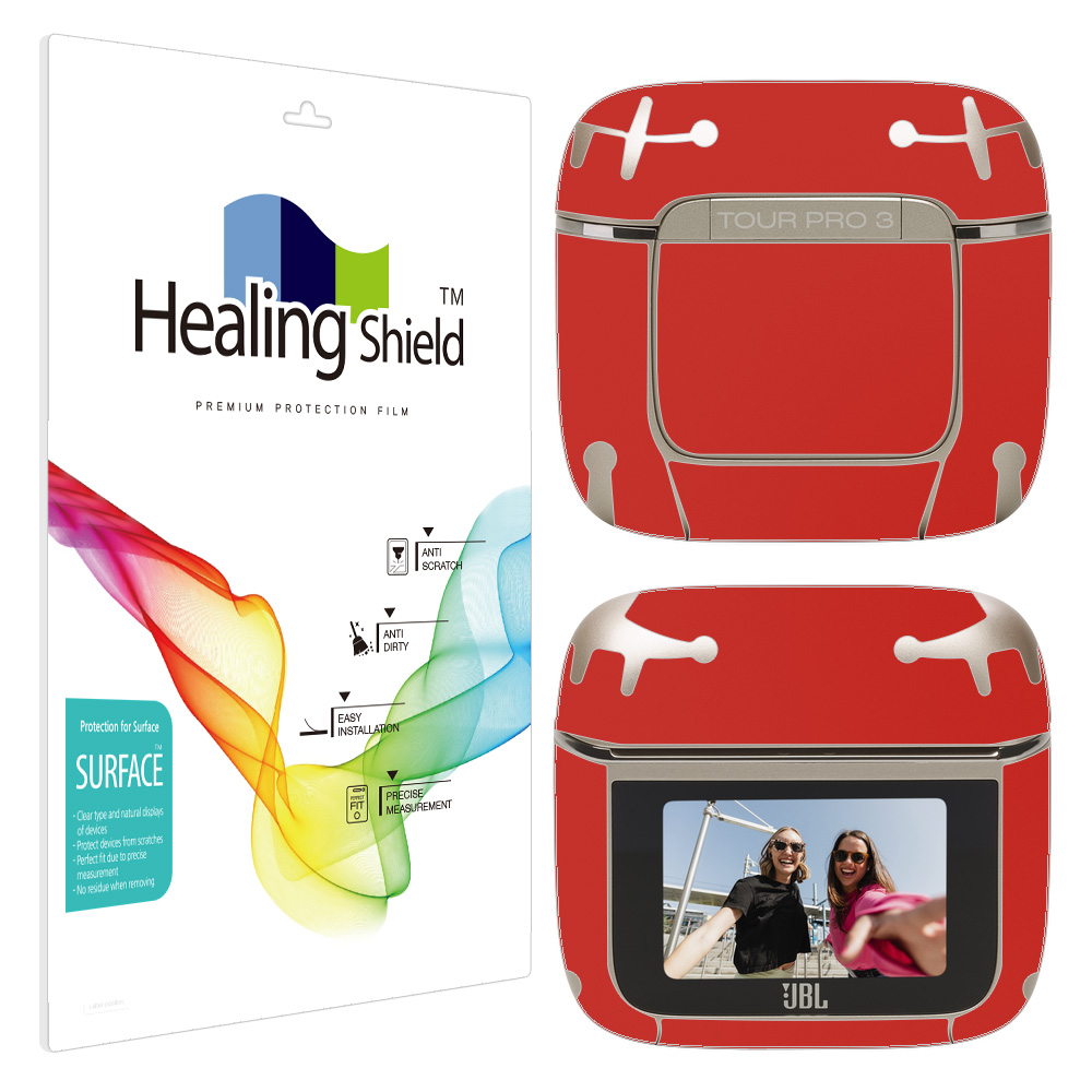 JBL TOUR PRO 3 레드 외부보호필름 2세트 - 상품 이미지