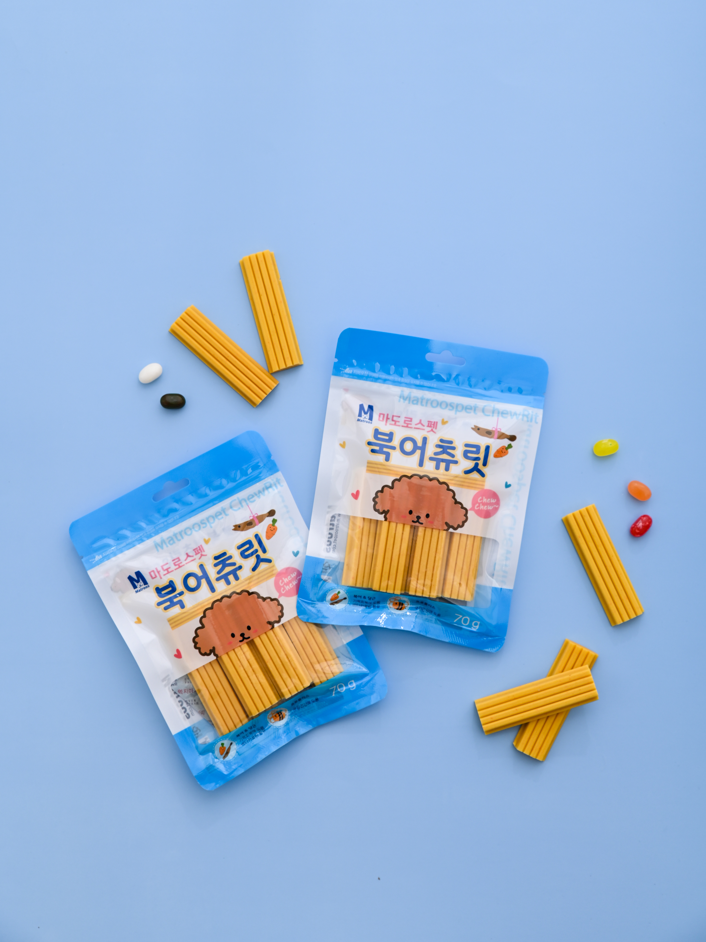 마도로스펫 북어츄릿 강아지덴탈껌 70g, 10개 이미지 2