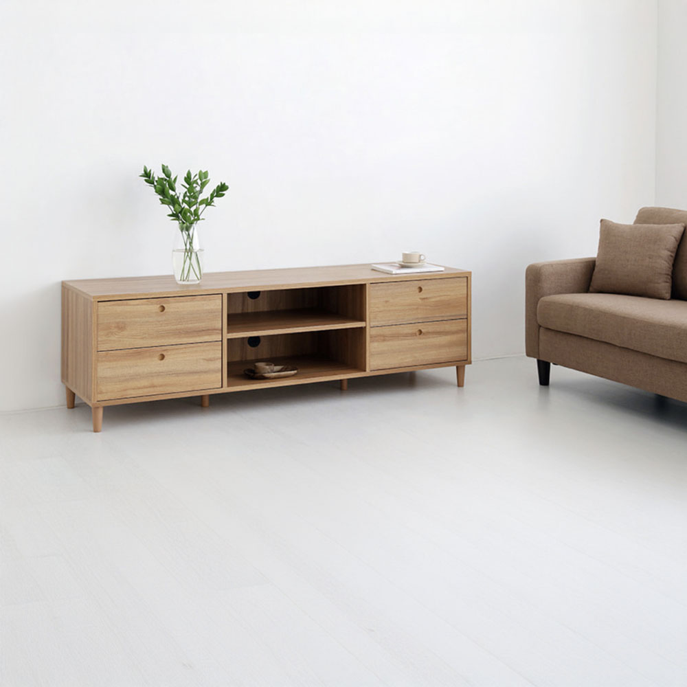 폴라보 TV거실장 16050 CAM50160 1600x450x500mm, 캄포어베니어 7358.1586