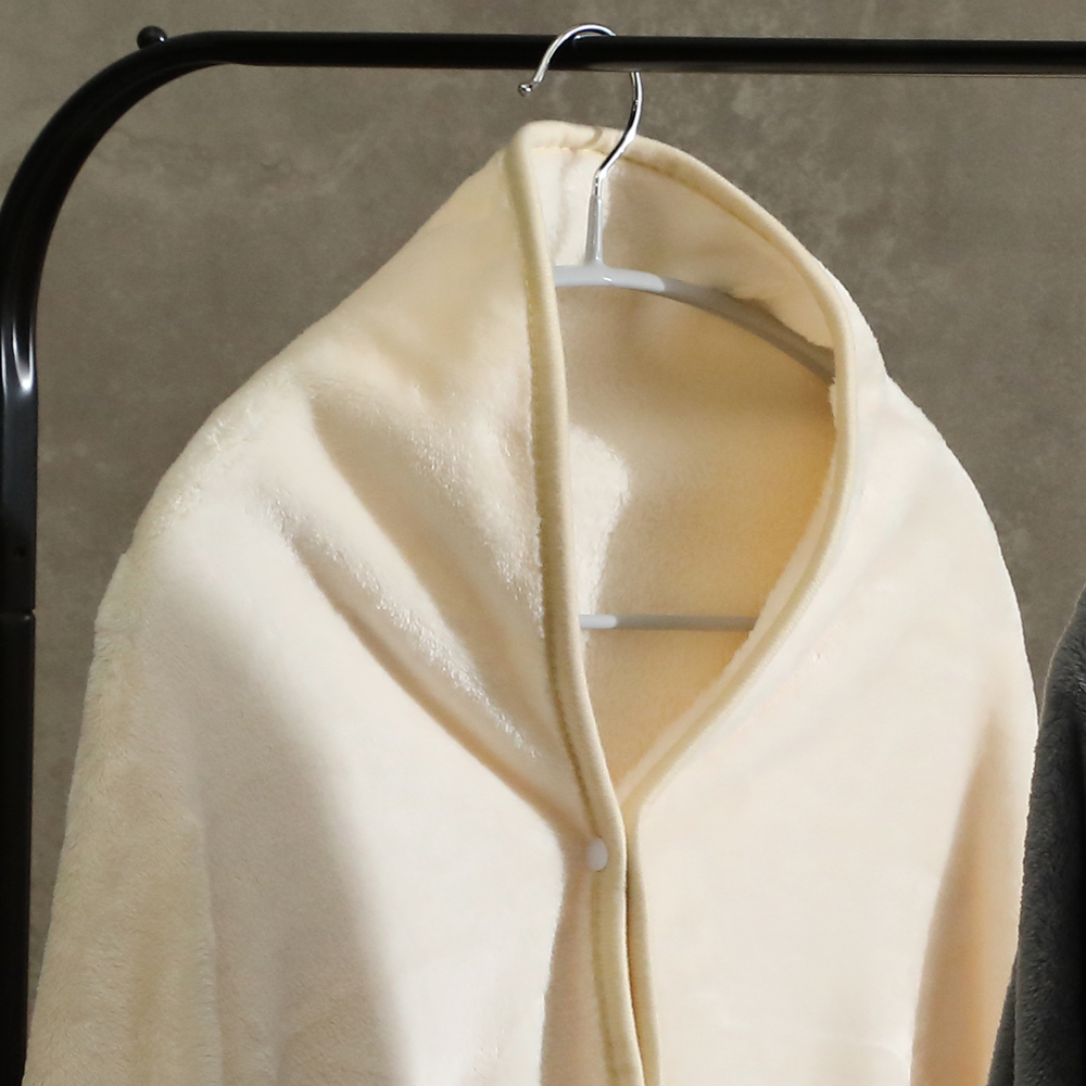 똑딱이 입는담요 망토 무릎 담요 대형 학생 극세사 블랭킷