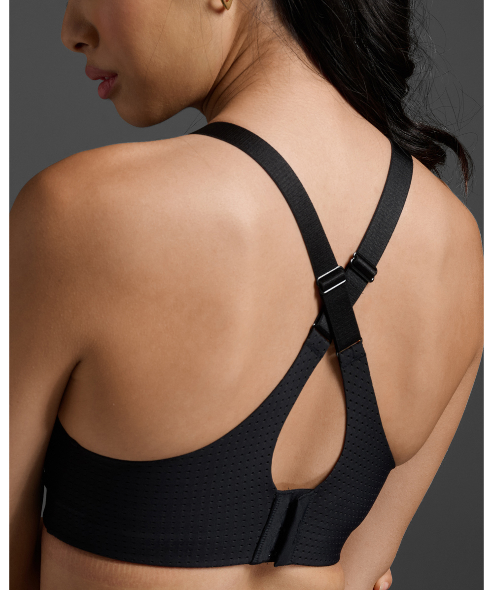 2XU 러닝 스포츠브라 스포츠브라탑 에어로 미디움 임팩트 브라탑 WR6347a_BLK_BLK 이미지 8