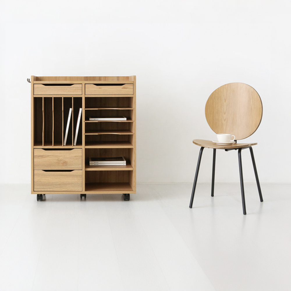 폴라보 체스트 선반장 BSM9075 790x380x905mm, 8단, 캄포어베니어 0349.9477 - 상세 이미지 5