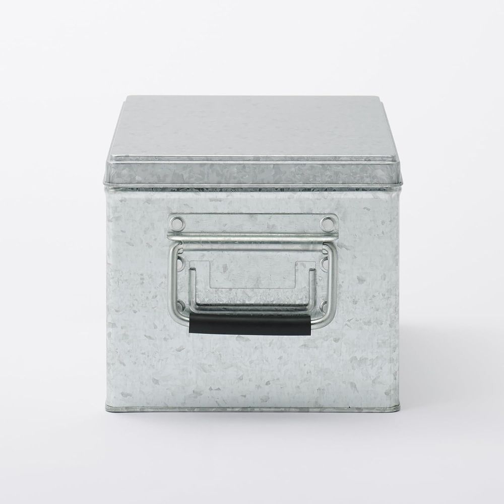 무인양품 MUJI 토탄 함석 상자 대 높이 16cm 타입 (소형) 높이 16cm - 상세 이미지 2