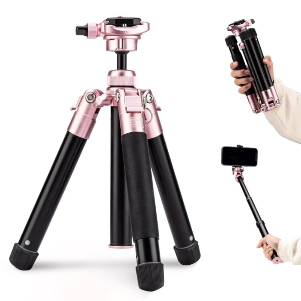 Fotopro 포토프로 미니 삼각대 59.8 경량 여행용 360도회전 삼각셀카봉 FY-820 - 상세 이미지 2